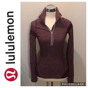 Lululemon Half Zipper Purple  Sweater  Size 4